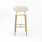 JOSIE FABRIC BARSTOOL-NATURAL LEG