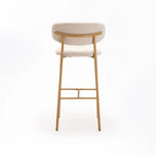 JOSIE FABRIC BARSTOOL-NATURAL LEG