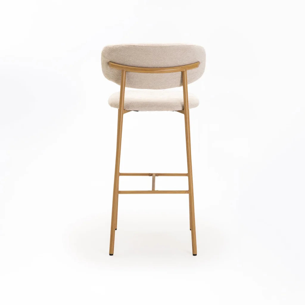 JOSIE FABRIC BARSTOOL-NATURAL LEG