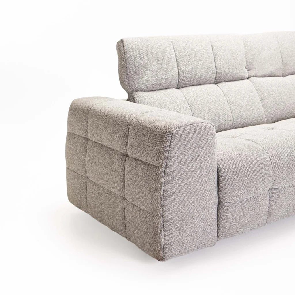 JULIO FABRIC ELECTRIC POWER 3 SEATER RECLINER