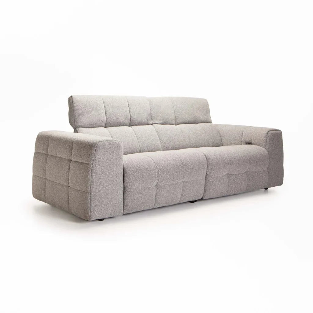JULIO FABRIC ELECTRIC POWER 3 SEATER RECLINER