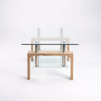 LALA 110x60cm GLASS COFFEE TABLE