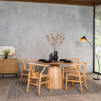 FLOOR LAMP BLACK METAL ARC 173cm H