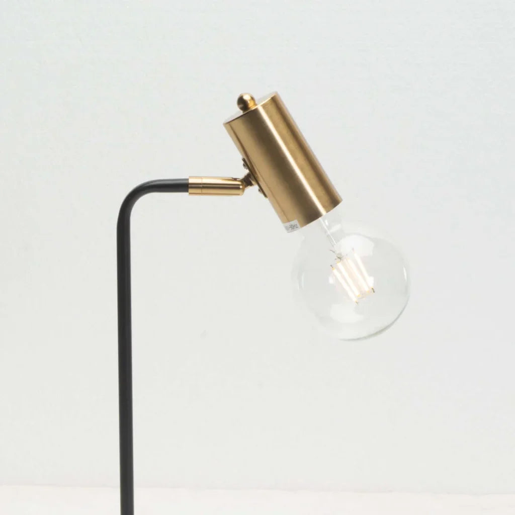 TABLE LAMP EDISON BLACK VINTAGE
