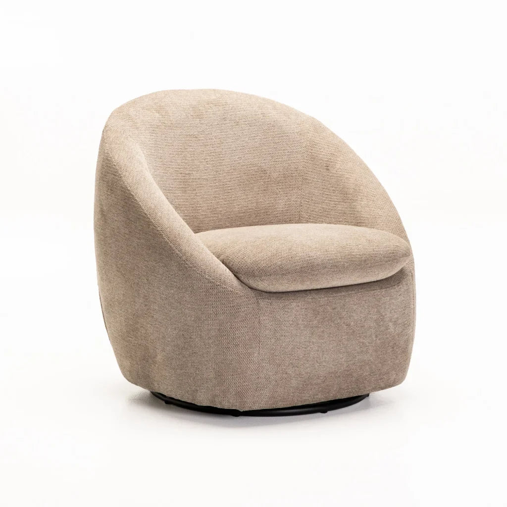 LEILA FABRIC SWIVEL CHAIR