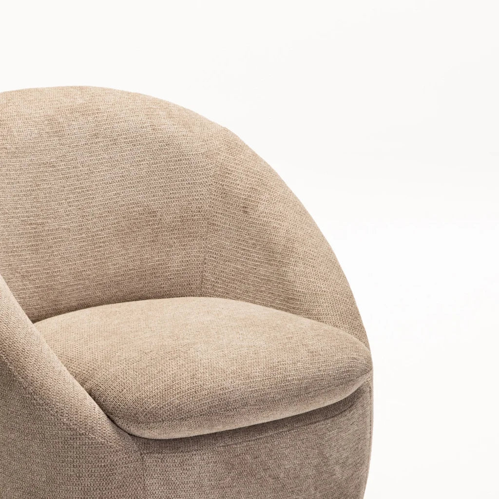 LEILA FABRIC SWIVEL CHAIR