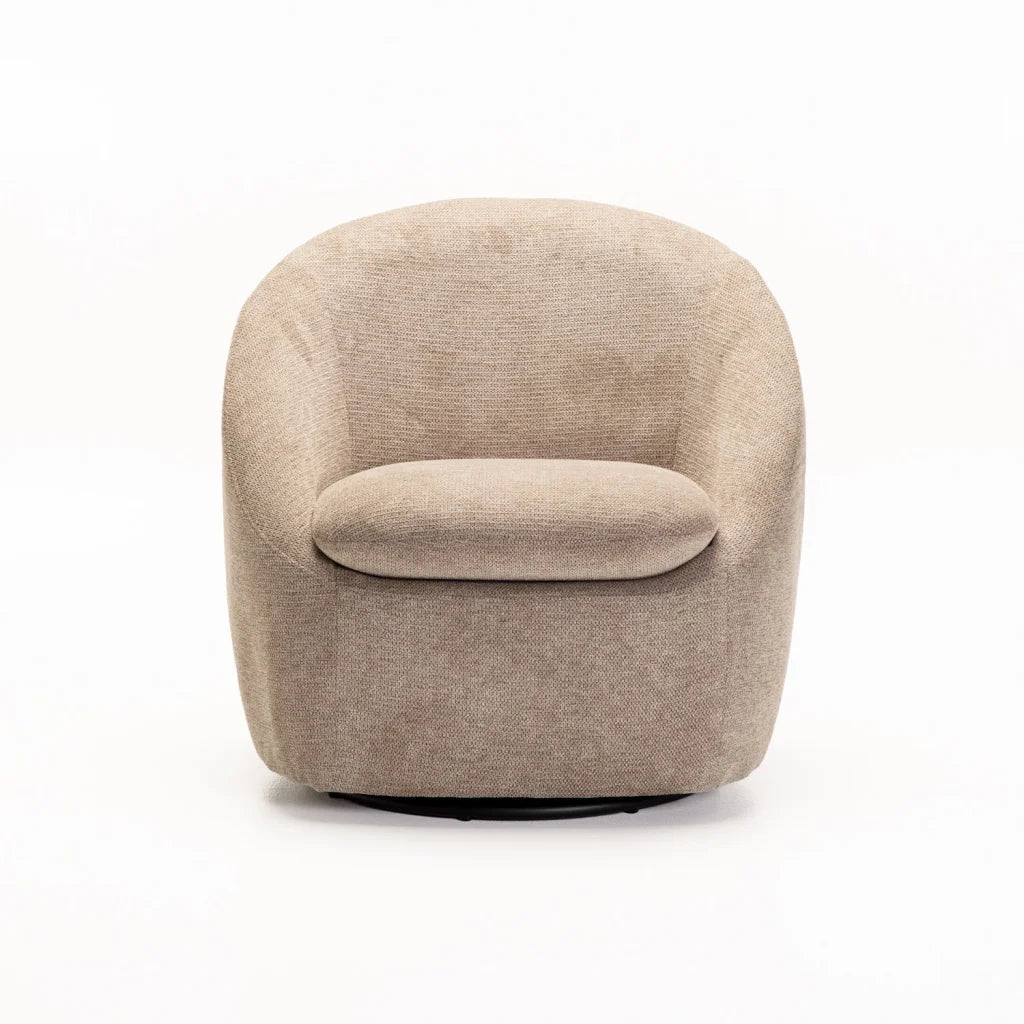LEILA FABRIC SWIVEL CHAIR