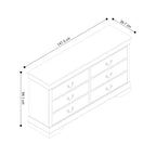 LOUISE 6 DRAWER DRESSER