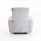 MARCO FABRIC ELECTRIC POWER ARMCHAIR RECLINER-GREY