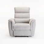 MARCO FABRIC ELECTRIC POWER ARMCHAIR RECLINER-GREY