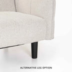 MAZ FABRIC SLEEPER COUCH - 2 LEG OPTION