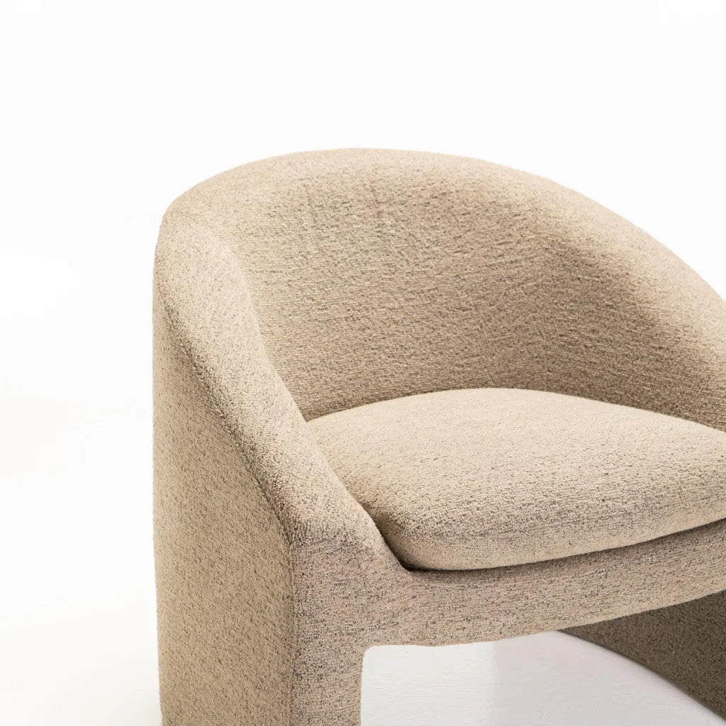MILA SPECKLED FABRIC CHAIR