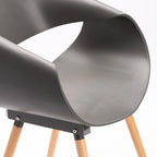 MIRA WOODEN LEG ARMCHAIR