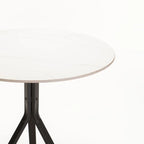 MONT 80cm ROUND STONE TOP DINING TABLE