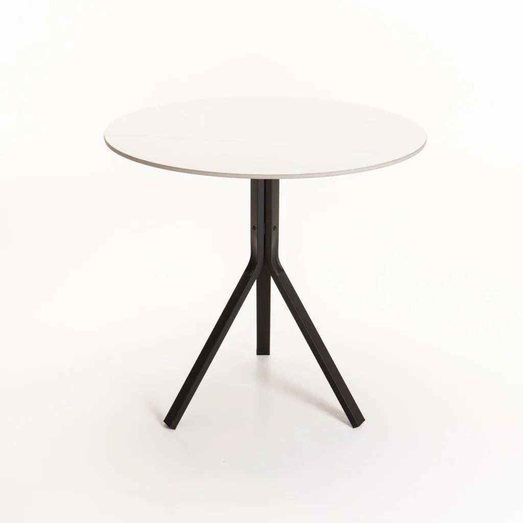 MONT 80cm ROUND STONE TOP DINING TABLE