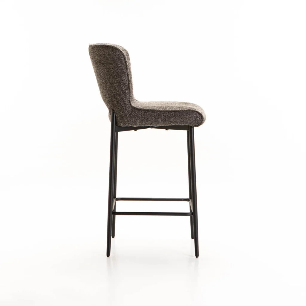 PAVIA FABRIC KITCHEN STOOL