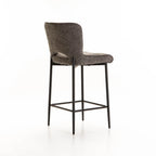 PAVIA FABRIC KITCHEN STOOL