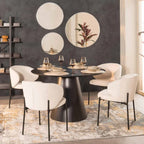 PHOEBE FABRIC DINING CHAIR