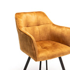 PIA DELUXE VELVET DINING CHAIR