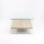 IVY 120x60cm 12MM TEMPERED GLASS COFFEE TABLE