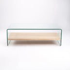 IVY 120x60cm 12MM TEMPERED GLASS COFFEE TABLE