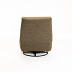 RENZO FABRIC ARMLESS SWIVEL RECLINER
