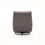 RENZO FABRIC ARMLESS SWIVEL RECLINER