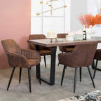 ROCCO FABRIC DINING CHAIR