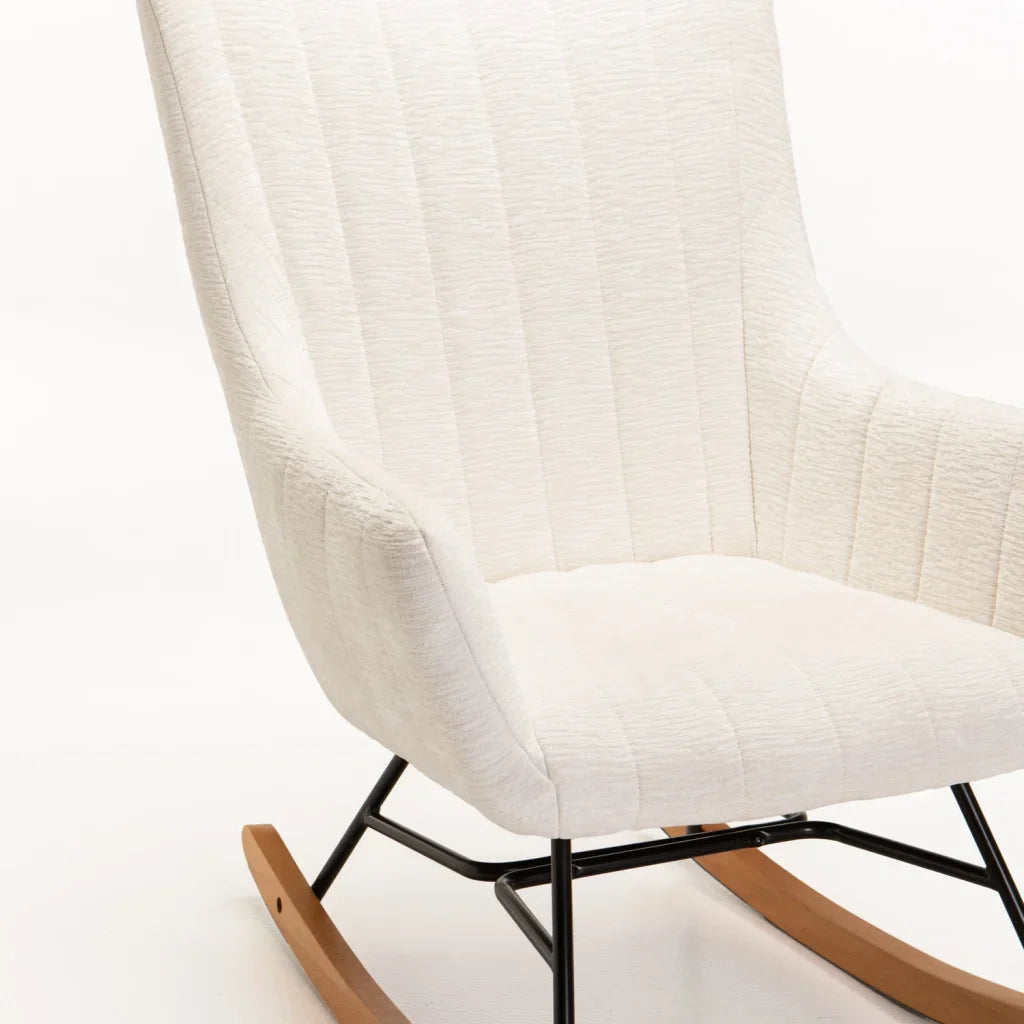 ROSIE VELVET ROCKING CHAIR