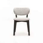 SOFIA WOODEN DINING CHAIR-BLACK LEG