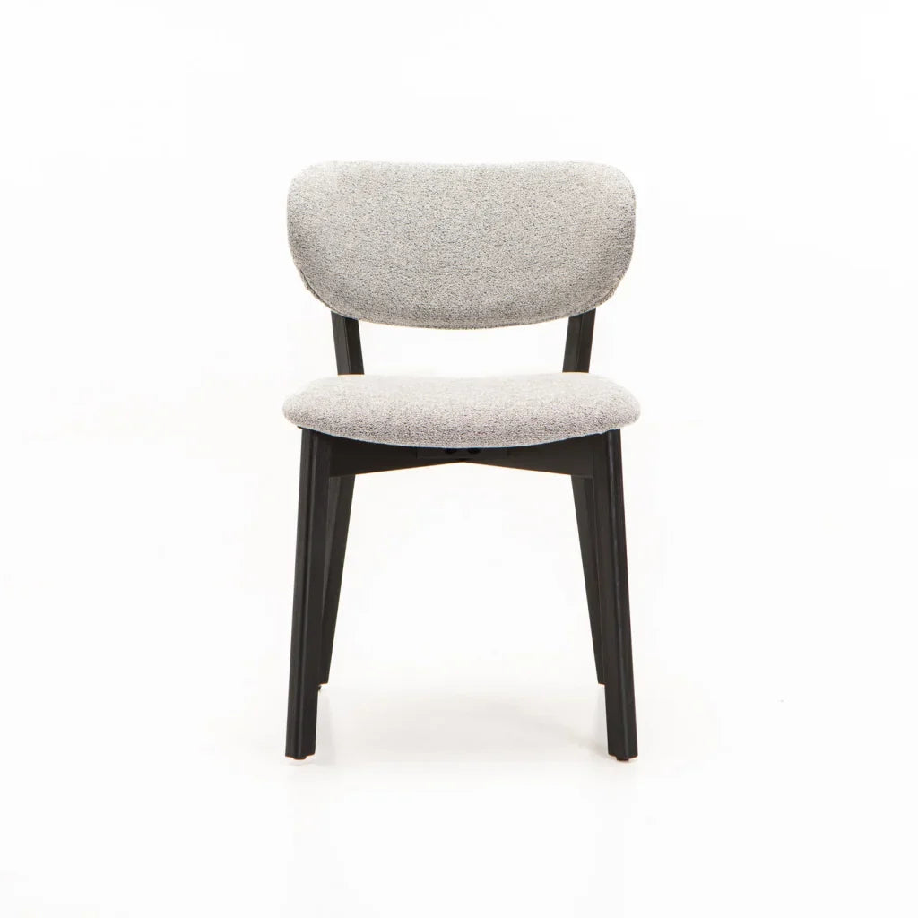 SOFIA WOODEN DINING CHAIR-BLACK LEG