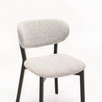 SOFIA WOODEN DINING CHAIR-BLACK LEG