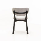 SOFIA WOODEN DINING CHAIR-BLACK LEG