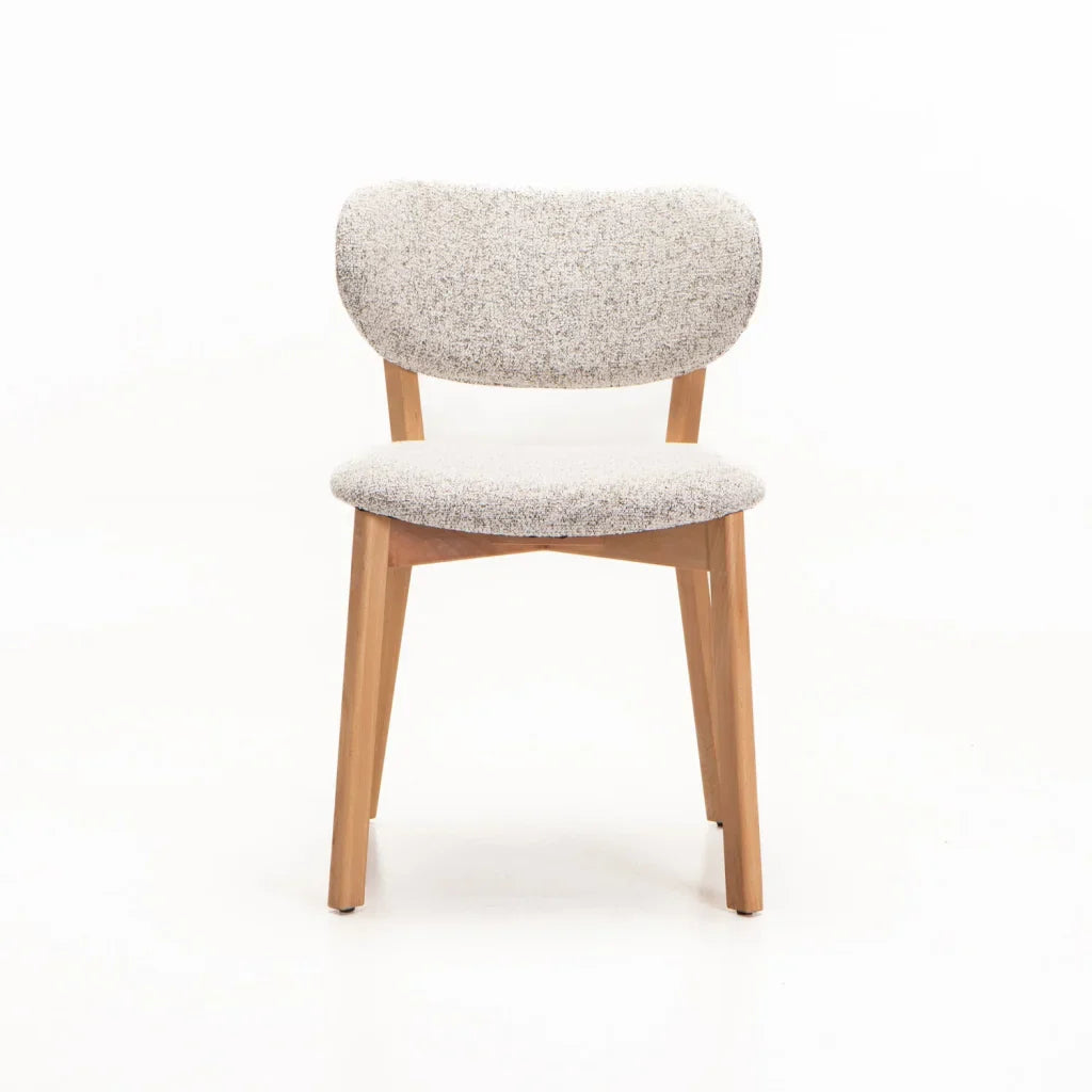 SOFIA WOODEN DINING CHAIR-NATURAL LEG