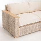 TEGAL KUBU WHITEWASH 2.5 SEATER COUCH