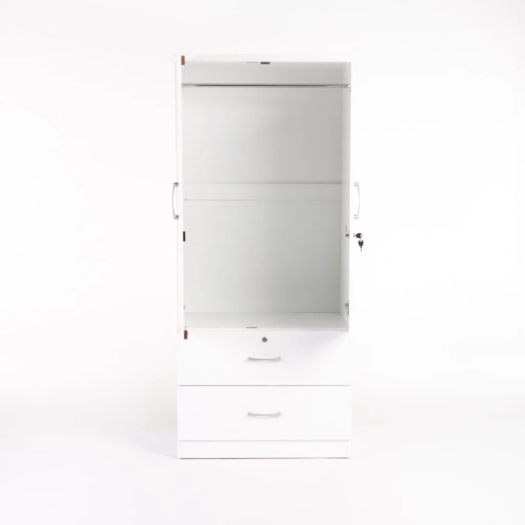 TITAN 2 DOOR 2 DRAWER ROBE