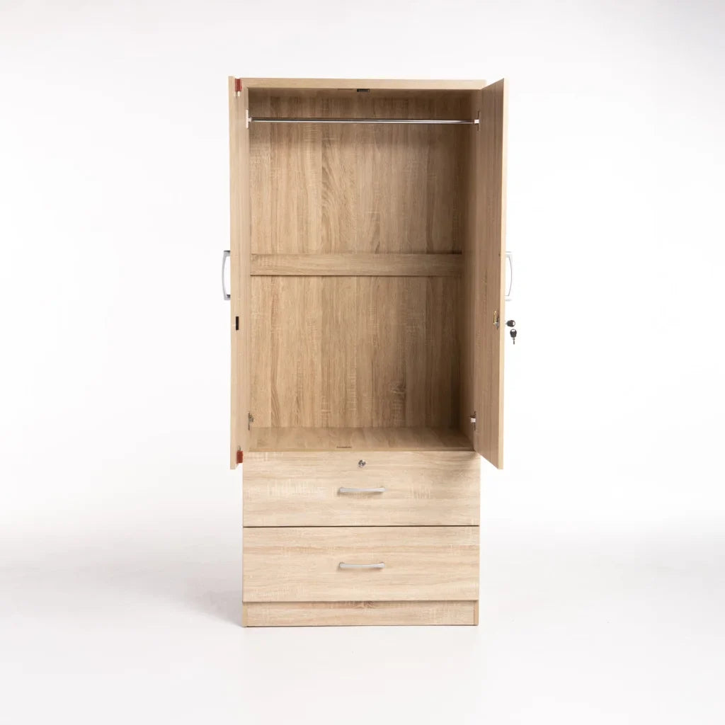 TITAN 2 DOOR 2 DRAWER ROBE