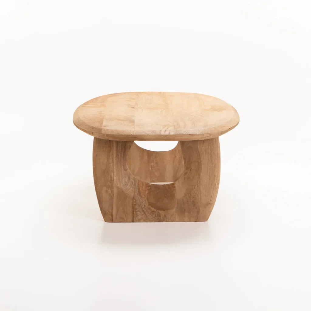 VEDA 130x70cm SOLID WOOD COFFEE TABLE