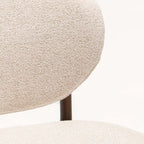 VIOLA WOODEN DINING CHAIR TEXTURED OATMEAL