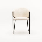 VIOLET TEXTURED FABRIC DINING CHAIR