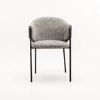 VIOLET TEXTURED FABRIC DINING CHAIR