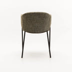 VIOLET TEXTURED FABRIC DINING CHAIR