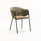 VIOLET TEXTURED FABRIC DINING CHAIR