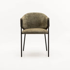 VIOLET TEXTURED FABRIC DINING CHAIR