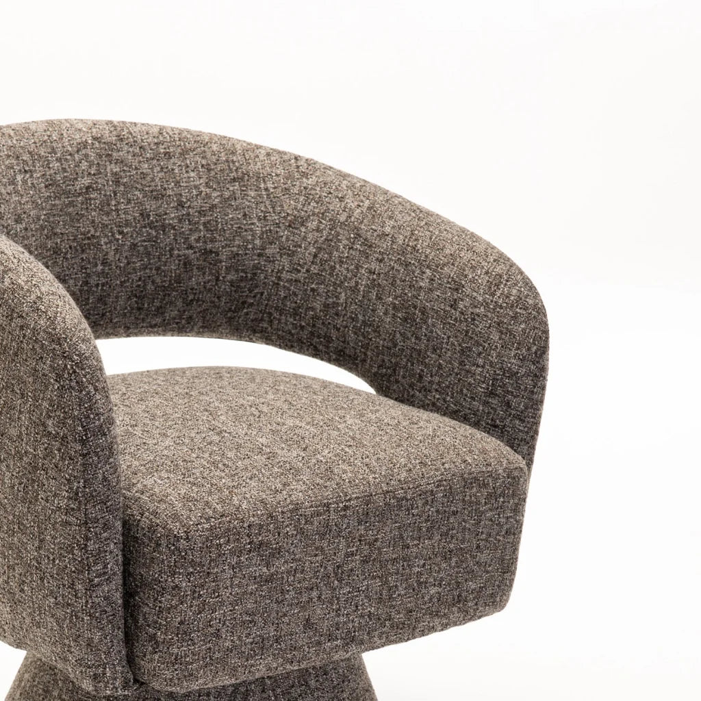 ZARA FABRIC SWIVEL CHAIR