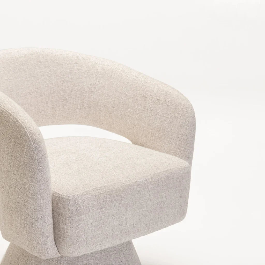 ZARA FABRIC SWIVEL CHAIR