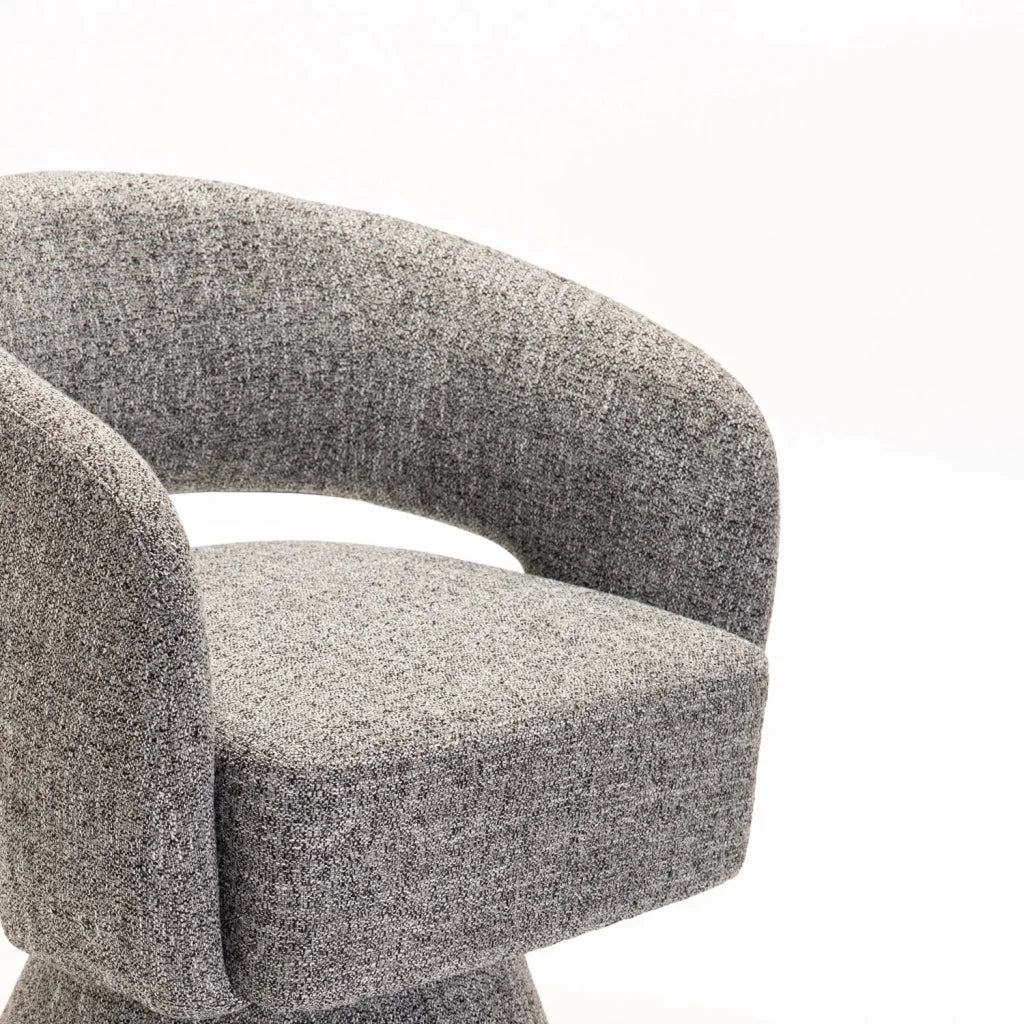 ZARA FABRIC SWIVEL CHAIR