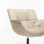 ZARI FABRIC SWIVEL CHAIR