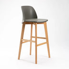 ZEN LUXURY WOODEN LEG KITCHEN STOOL