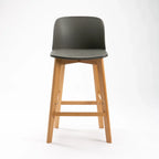 ZEN LUXURY WOODEN LEG KITCHEN STOOL